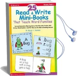 25 Read & Write Mini-Books: That Teach Word Families Audiobook download free by Nancy I Sanders