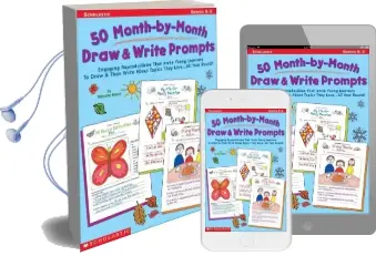 50 Month-By-Month Draw & Write Prompts: Grades k-2 Audiobook download free by Danielle Blood