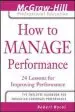 Audiobook How to Manage Performance author Robert Bacal