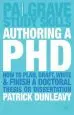 Audiobook Authoring a phd: How to Plan, Draft, Write and Finish a Doctoral Thesis or Dissertation author Patrick Dunleavy