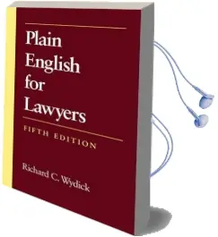 Plain English for Lawyers Audiobook download free by Richard C. Wydick