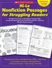 Audiobook Hi-Lo Nonfiction Passages for Struggling Readers: Grades 6-8: 80 High-Interest/Low-Readability Passages With Comprehension Questions and Mini-Lessons for Teaching key Reading Strategies author Scholastic Books