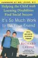 Audiobook It'S so Much Work to be Your Friend: Helping the Child With Learning Disabilities Find Social Success author Richard Lavoie