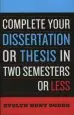 Audiobook Complete Your Dissertation or Thesis in two Semesters or Less author Evelyn Hunt Ogden