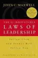Audiobook 21 Irrefutable Laws of Leadership: Follow Them and People Will Follow you author John C. Maxwell