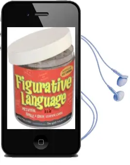 Figurative Language in a jar: Metaphor, Simile, & Idiom Learning Cards Audiobook download free by Free Spirit Publishing
