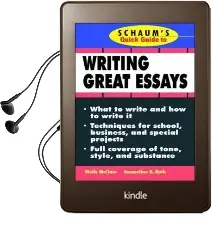 Schaum'S Quick Guide to Writing Great Essays Audiobook download free by Molly Mcclain