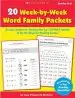 Audiobook 20 Week-By-Week Word Family Packets, Grades k-2: An Easy System for Teaching the top 120 Word Families to set the Stage for Reading Success author Lisa Fitzgerald Mckeon