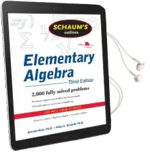 Schaum'S Outline of Elementary Algebra, 3ed Audiobook download free by Barnett Rich
