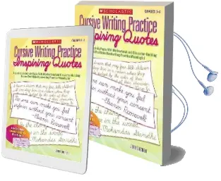 Cursive Writing Practice: Inspiring Quotes: Reproducible Activity Pages With Motivational and Character-Building Quotes That Make Handwriting Practice Meaningful Audiobook download free by Jane Lierman