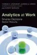 Audiobook Analytics at Work: Smarter Decisions, Better Results author Thomas H. Davenport