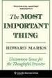 Audiobook The Most Important Thing: Uncommon Sense for the Thoughtful Investor author Howard Marks