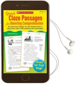 Quick Cloze Passages for Boosting Comprehension, Grades 4-6 Audiobook download free by Karen Baicker