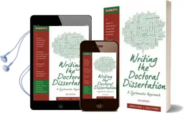 Writing the Doctoral Dissertation: A Systematic Approach Audiobook download free by Gordon B. Davis