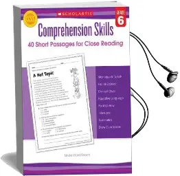 Comprehension Skills: 40 Short Passages for Close Readings, Grade 6 Audiobook download free by Linda Ward Beech