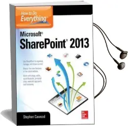 How to do Everything Microsoft Sharepoint 2013 Audiobook download free by Stephen Cawood
