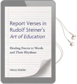 Report Verses in Rudolf Steiner'S art of Education: Healing Forces in Words and Their Rhythms Audiobook download free by Heinz Müller