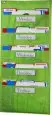 Audiobook File Folder Storage: Lime Pocket Chart author Carson Dellosa Publishing