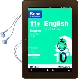 Bond 11+: English: 10 Minute Tests: 8-9 Years Audiobook download free by Sarah Lindsay