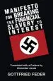 Audiobook Manifesto for Breaking the Financial Slavery to Interest author Gottfried Feder