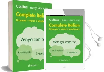 Easy Learning Italian Complete Grammar, Verbs and Vocabulary (3 Books in 1) Audiobook download free by Collins Dictionaries