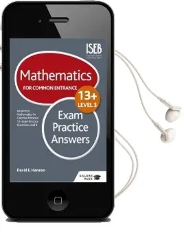 Mathematics Level 3 for Common Entrance at 13+ Exam Practice Answers Audiobook download free by David E. Hanson