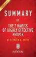 Audiobook Summary of the 7 Habits of Highly Effective People: By Stephen r. Covey - Includes Analysis author Instaread Summaries