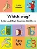 Audiobook Which way?: Letter and Digit Reversals Workbook. Ages 4-9. author Lidia Stanton