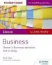 Audiobook Edexcel A-Level Business Student Guide: Theme 3: Business Decisions and Strategy author Mark Hage