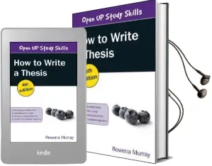 How to Write a Thesis Audiobook download free by Rowena Murray
