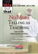 Audiobook No More Telling as Teaching: Less Lecture, More Engaged Learning author Cris Tovani