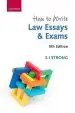 Audiobook How to Write law Essays & Exams author S I Strong